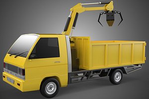 3D model BICYCLE MOUNTAIN BIKE MTB TRAIL TOW TRUCK FLATBED TOWING PICK UP