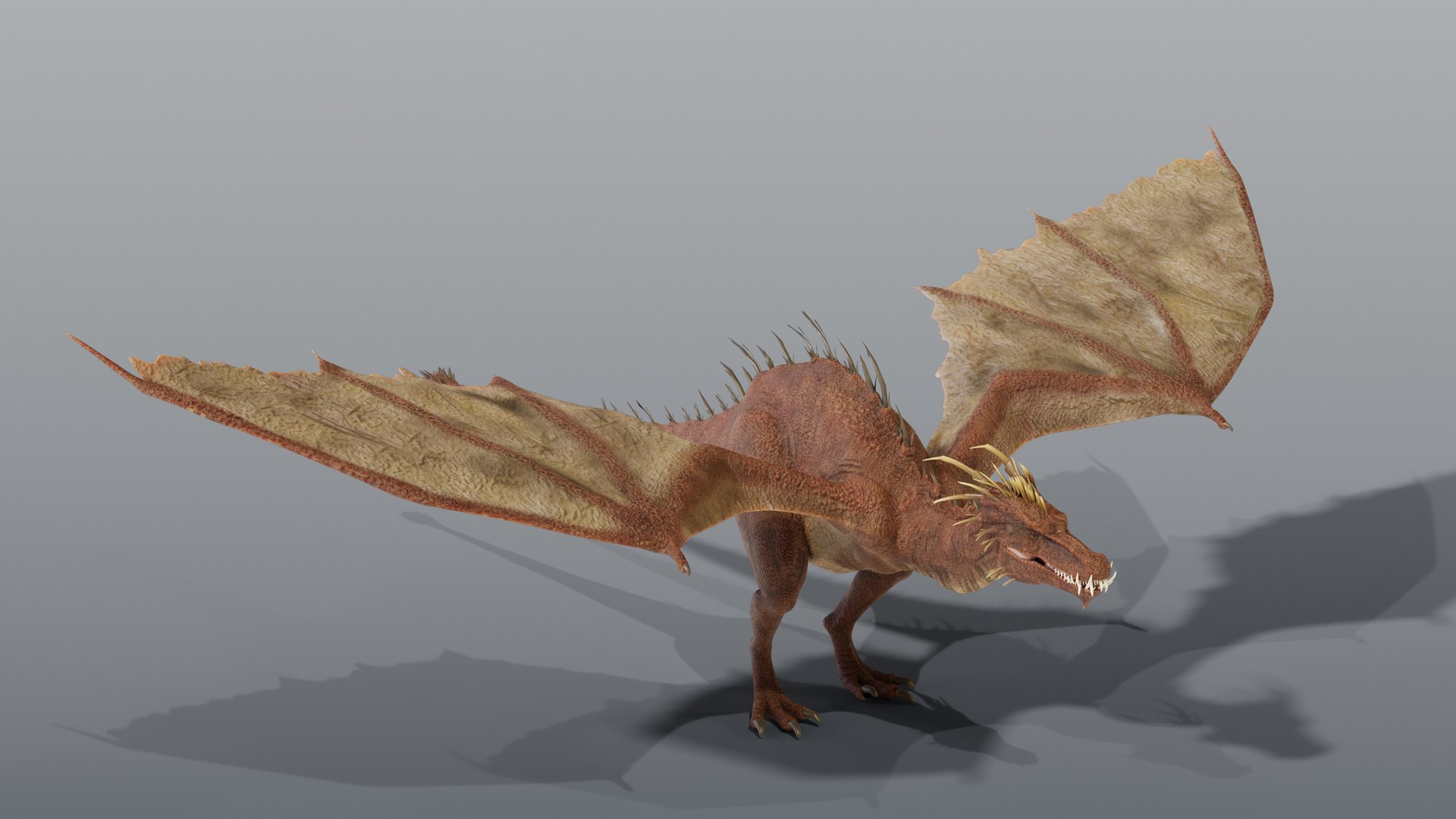 3D Dragon Wyvern - Static PBR https://p.turbosquid.com/ts-thumb/Qw/H2gtF0/Ld/04_dragonstatic_04_otherside/jpg/1791928560/1920x1080/fit_q87/4816b899d2b7df0e1a3723c545bc385276086756/04_dragonstatic_04_otherside.jpg