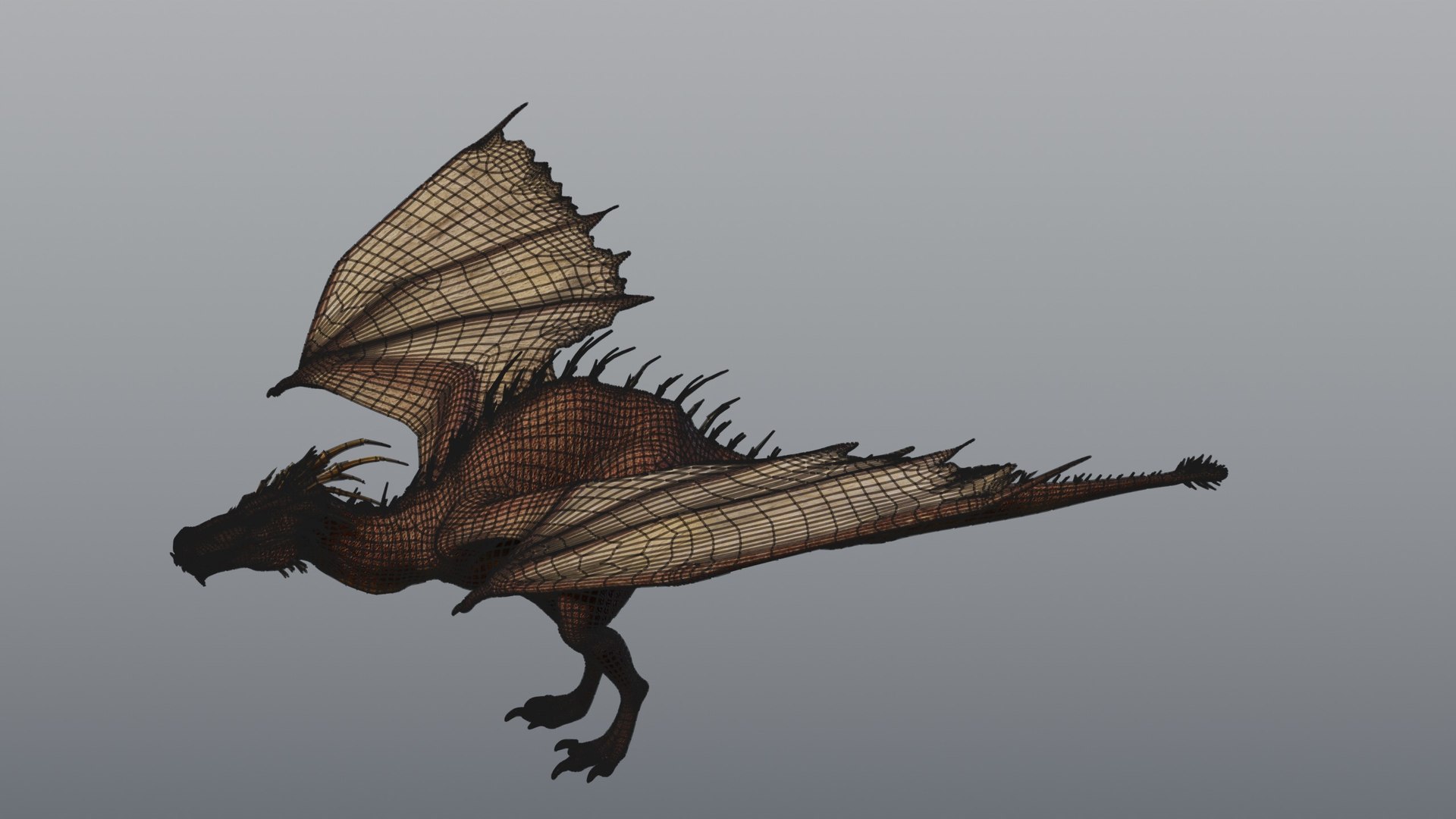 3D Dragon Wyvern - Static PBR https://p.turbosquid.com/ts-thumb/Qw/H2gtF0/sL/08_dragonstatic_08_wire/jpg/1791928575/1920x1080/fit_q87/06efff14956d25fe6814fd1a2be7b055881ecd40/08_dragonstatic_08_wire.jpg