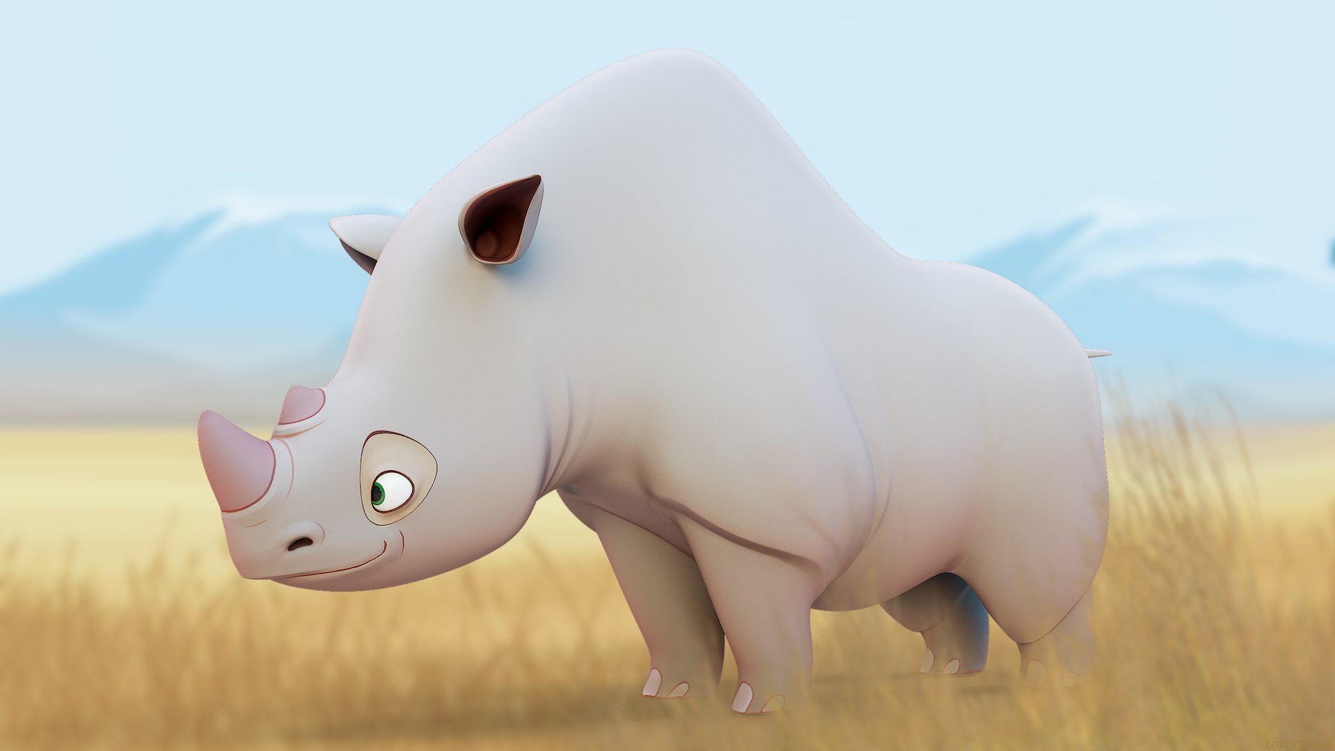 Cute Rhinoceros Cartoon Character 3D model https://p.turbosquid.com/ts-thumb/Qw/Ib3NVC/lY/main1/png/1660652034/1920x1080/fit_q87/925d26eb18618dc4f4730d98323b3da13b8b49c1/main1.jpg