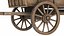 3D Covered Wagon model