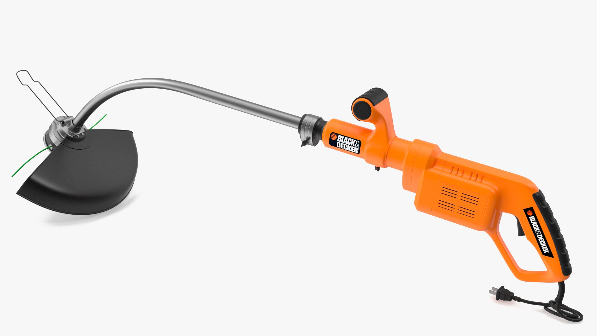 Electric String Trimmer Black and Decker 3D model preview
