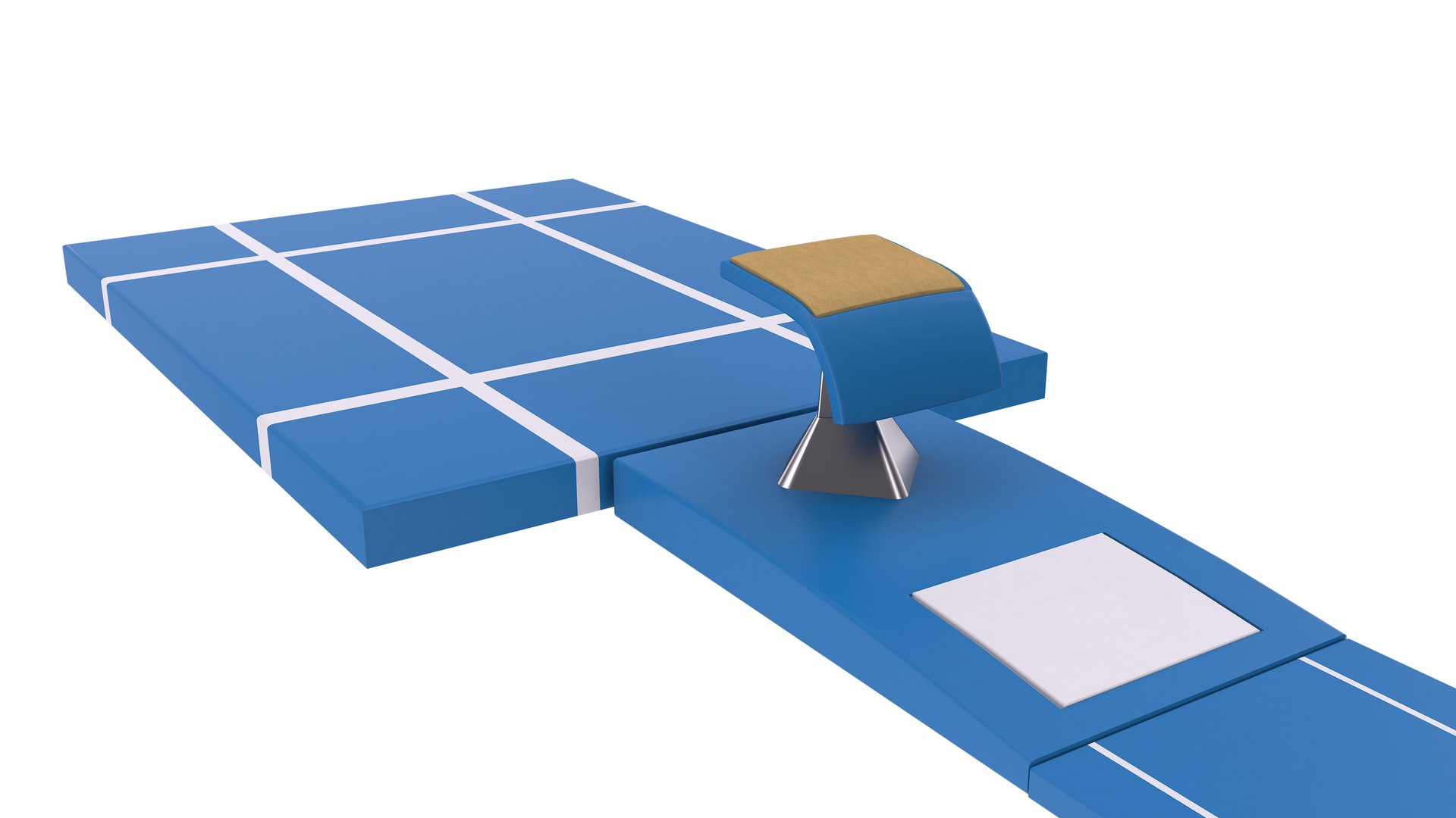 Vaulting Table 3D Model - TurboSquid 1891446
