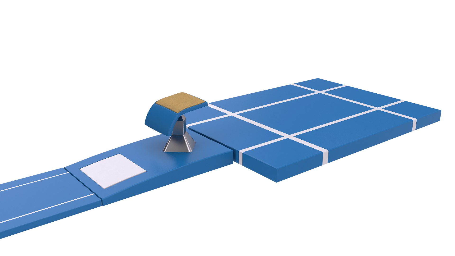 Vaulting Table 3D Model - TurboSquid 1891446