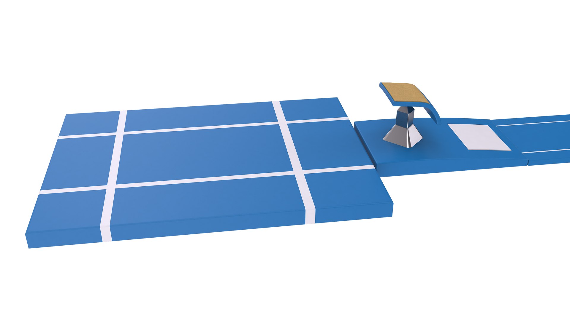 Vaulting Table 3D Model - TurboSquid 1891446