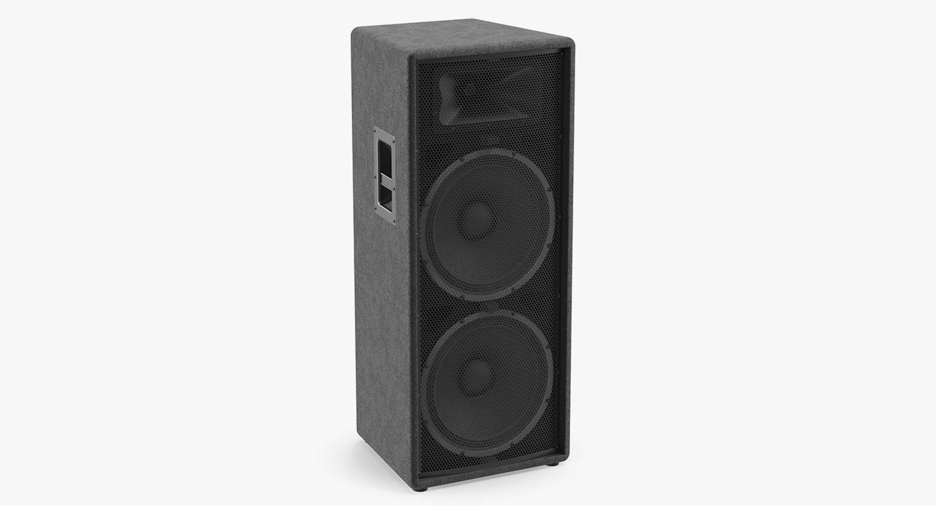 Sound Reinforcement Loudspeaker 3D model preview