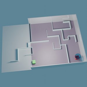 3D model A Drop of Water Goes Through a Labyrinth