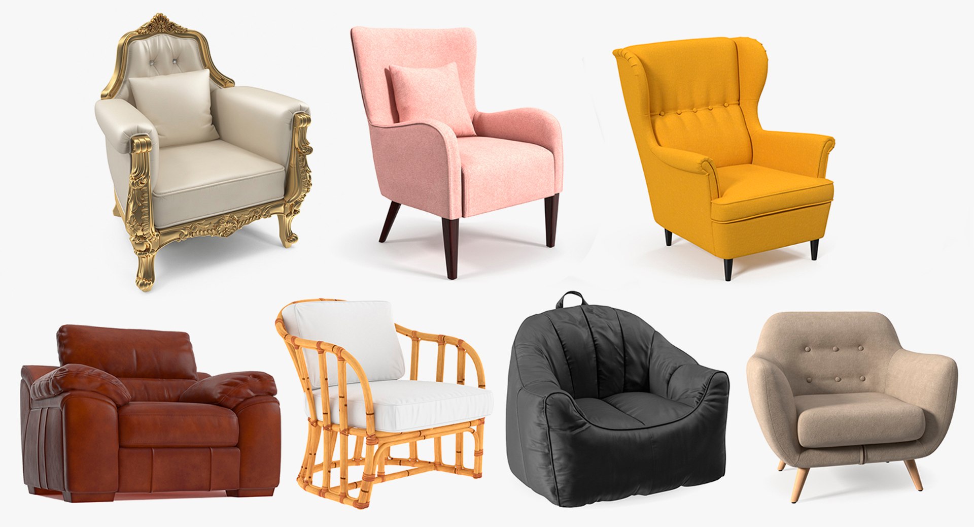 Armchairs Collection 6 3D model https://p.turbosquid.com/ts-thumb/Qw/Paqhse/Gx/armchairscollection6vray3dmodel001/jpg/1762768052/1920x1080/fit_q87/13e8172a3da7fb4c6b25450aac91419969f93f6c/armchairscollection6vray3dmodel001.jpg