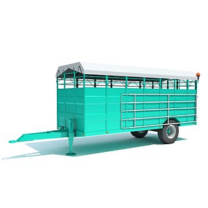Animal Transporter Trailer 3D model