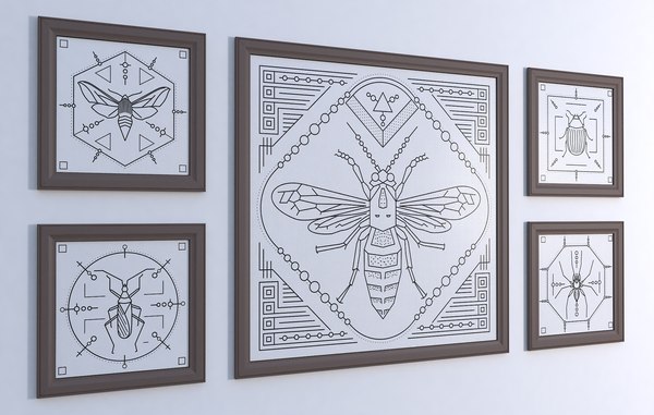 wall pictures 3d max