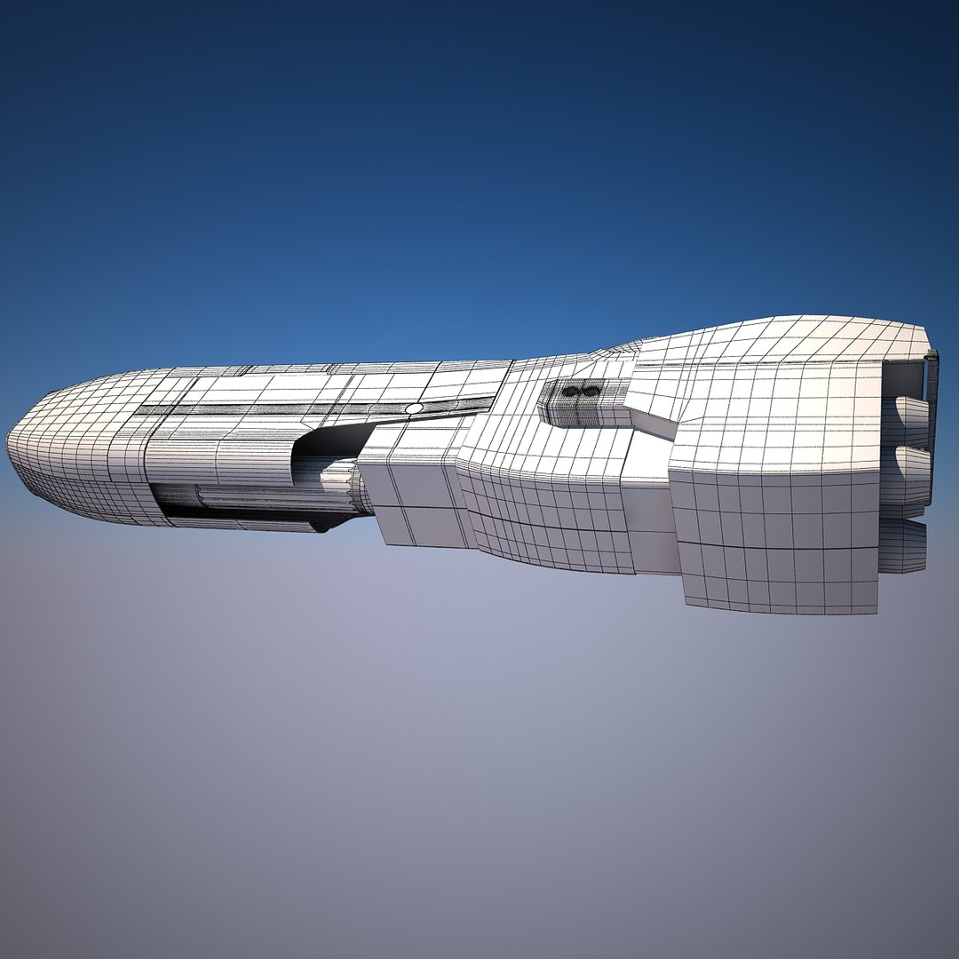 scifi sci fi 3d model