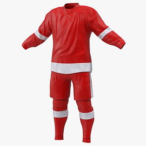 hockey clothes red model