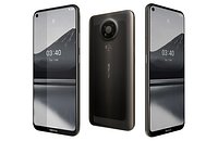 Nokia 3 4 Charcoal  Low Poly