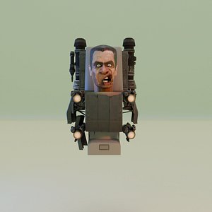 3D skibidi toilet gman