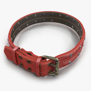 max animal collar red