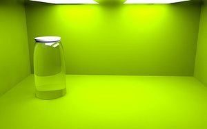 3d glass jug