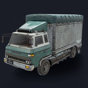 porter truck vehicle 3D model