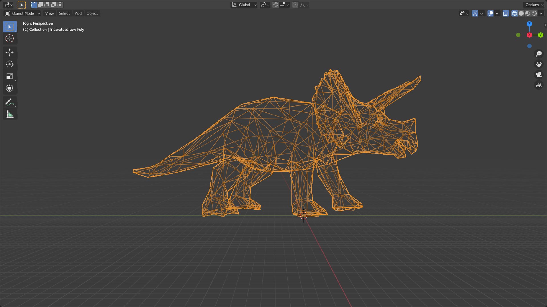 3D Triceratops Low Poly - TurboSquid 1724328