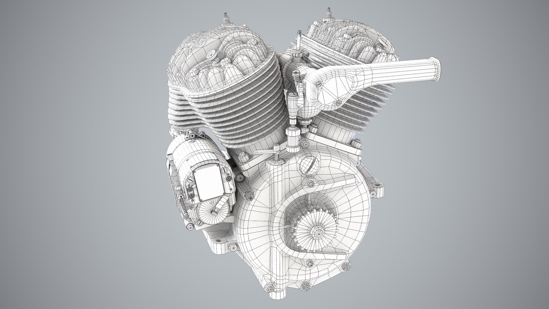 Rikuo type 97 Engine 3D - TurboSquid 2038505
