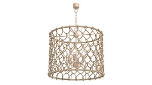 Currey and company Chesapeake Drum Chandelier 3D model