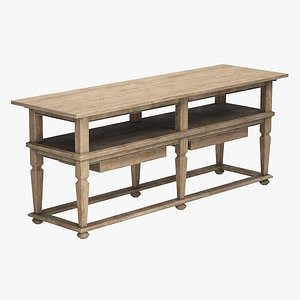 Levitz console table