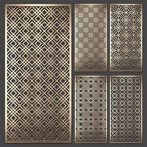 decorative panel 3D model