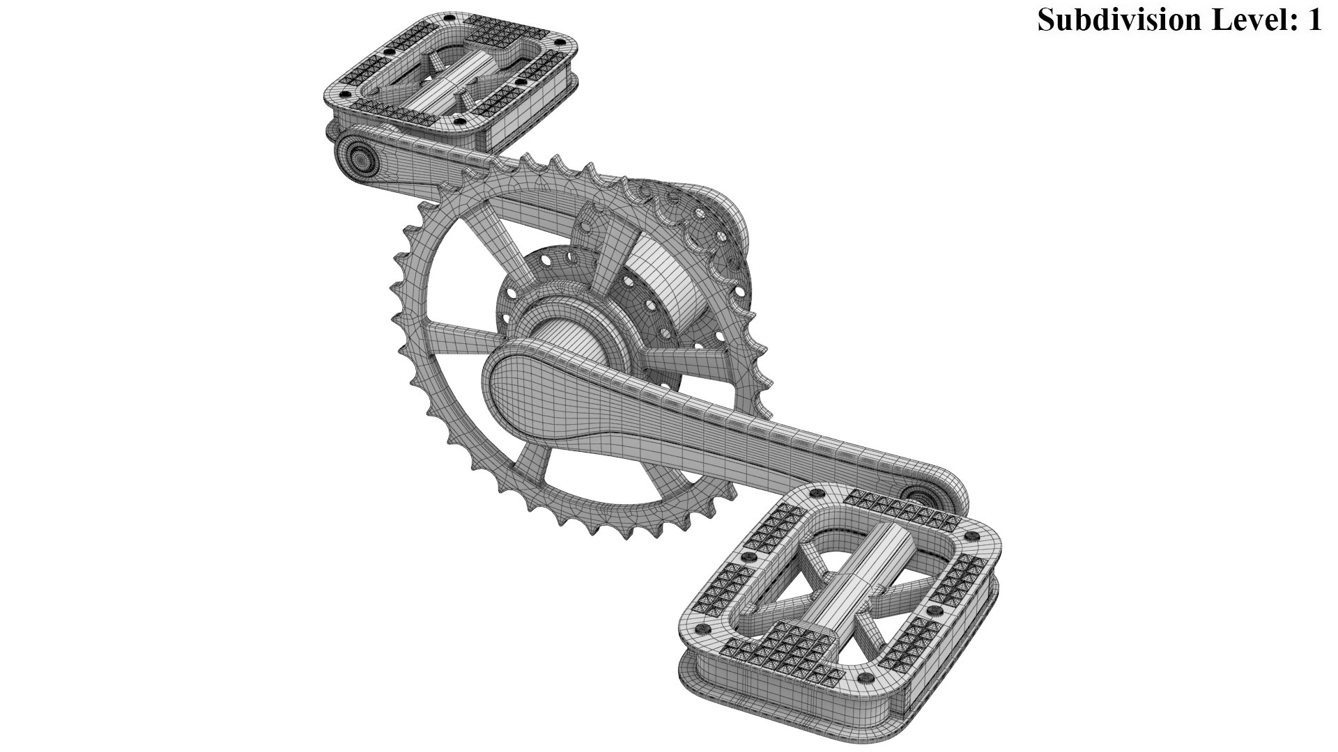 Bicycle Pedal 3D Model - TurboSquid 1974113