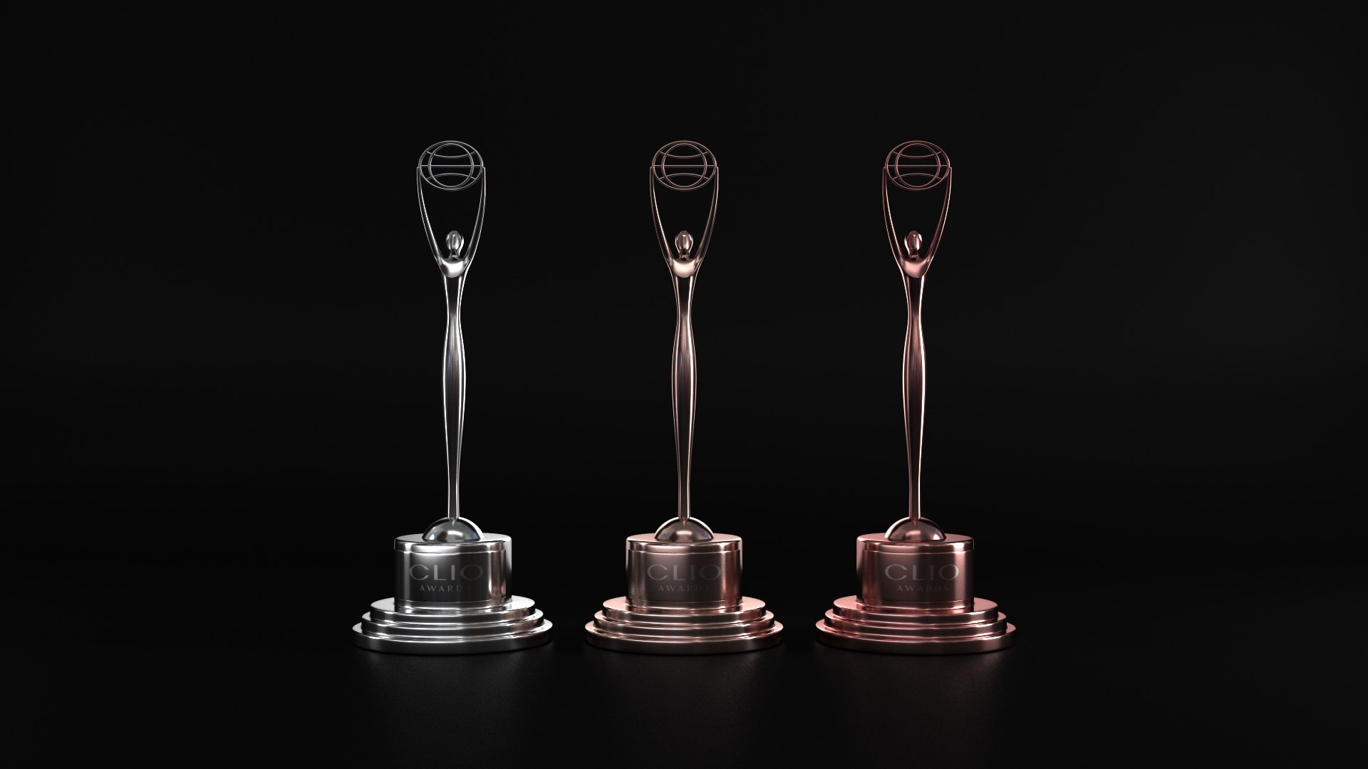 3D clio award TurboSquid 1573539