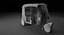 3d auto rickshaw