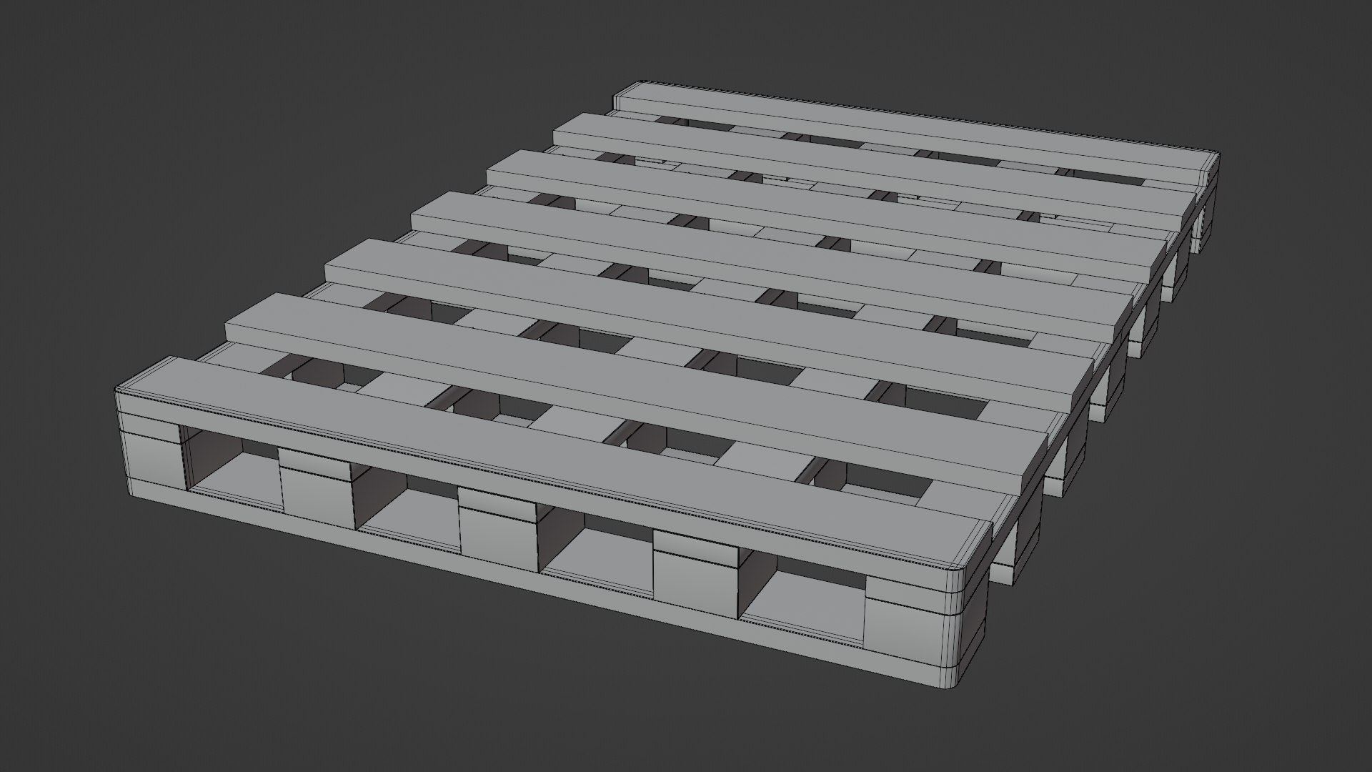 3D Pallet model https://p.turbosquid.com/ts-thumb/Qx/0oCZXE/gj/pallet1wireframe/png/1791223992/1920x1080/fit_q87/d1445b66bc3f4d4c218b497544ad4b0c0d49e656/pallet1wireframe.jpg