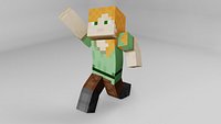 Minecraft Alex Poseable Model