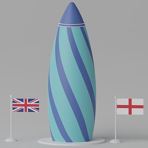 3D The Gherkin 30 St Mary Axe London