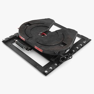 3D Truck Fifth Wheel Coupling Used model