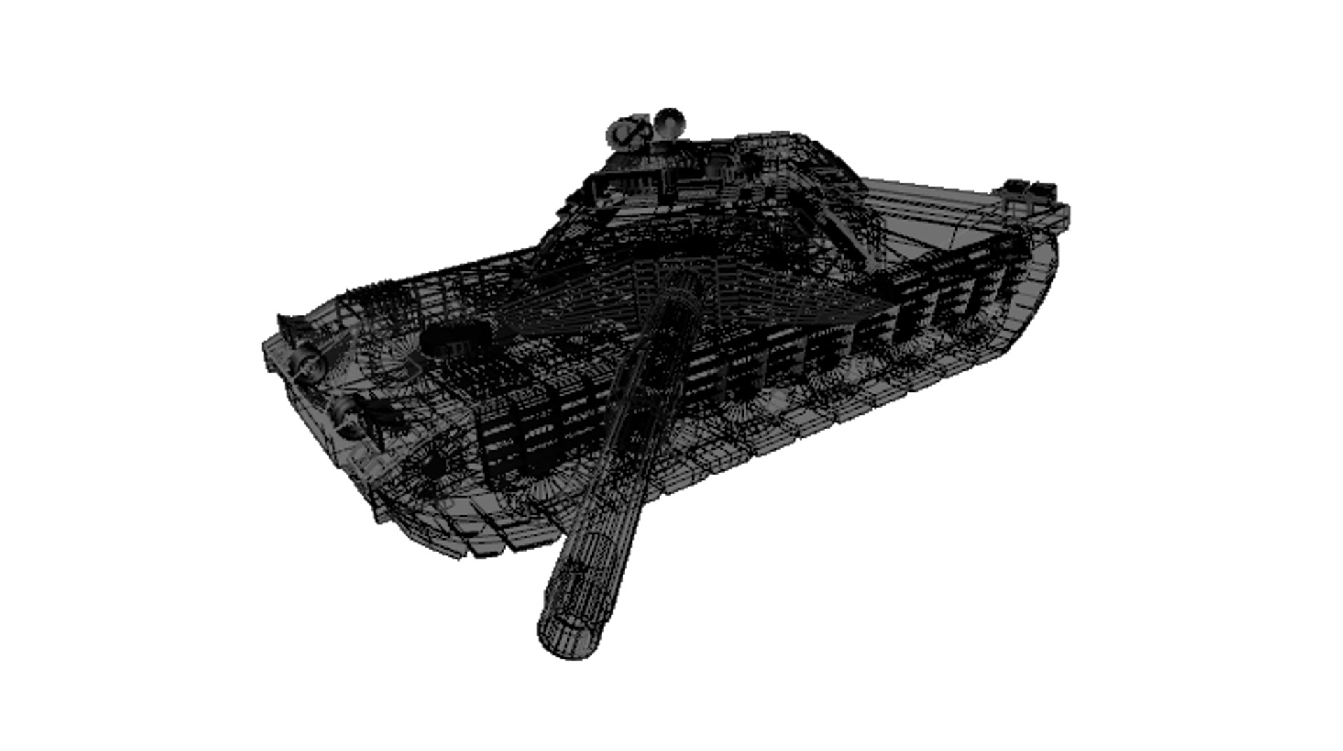 3d m1a1 tank model