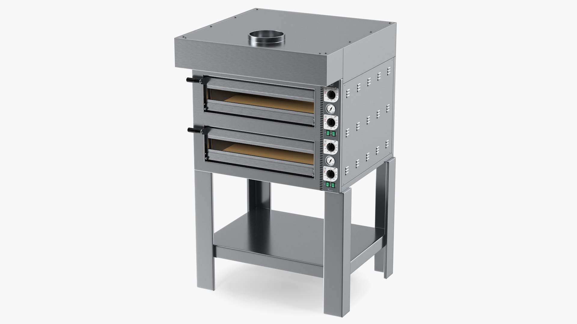 Cuppone Tiziano Twin Deck Electric Pizza Oven 3D model preview