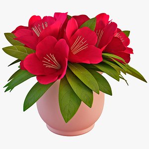 3ds max azalea flower