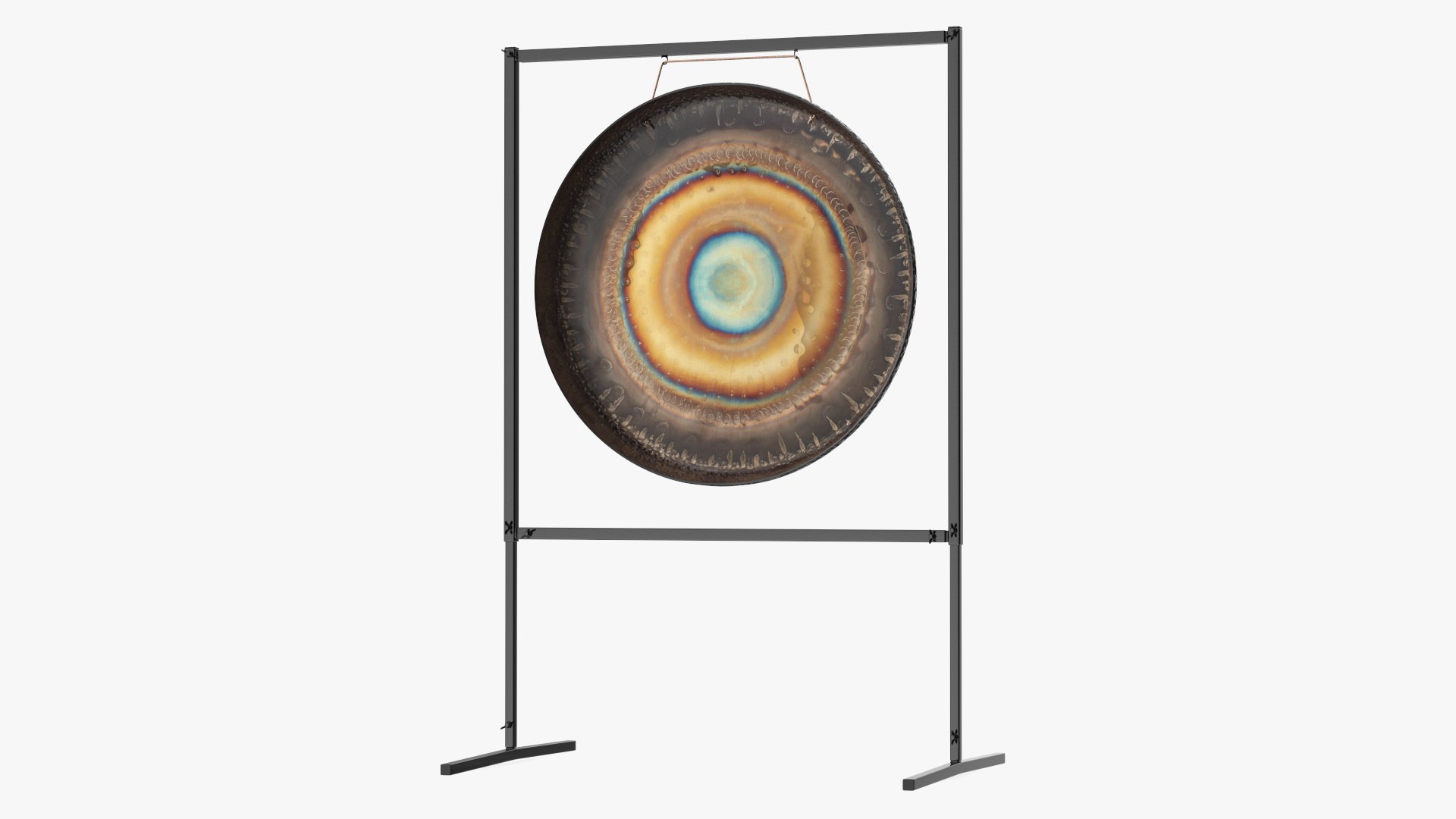 3D Symphonic Gong 28 inch Square Stand model TurboSquid 1894096