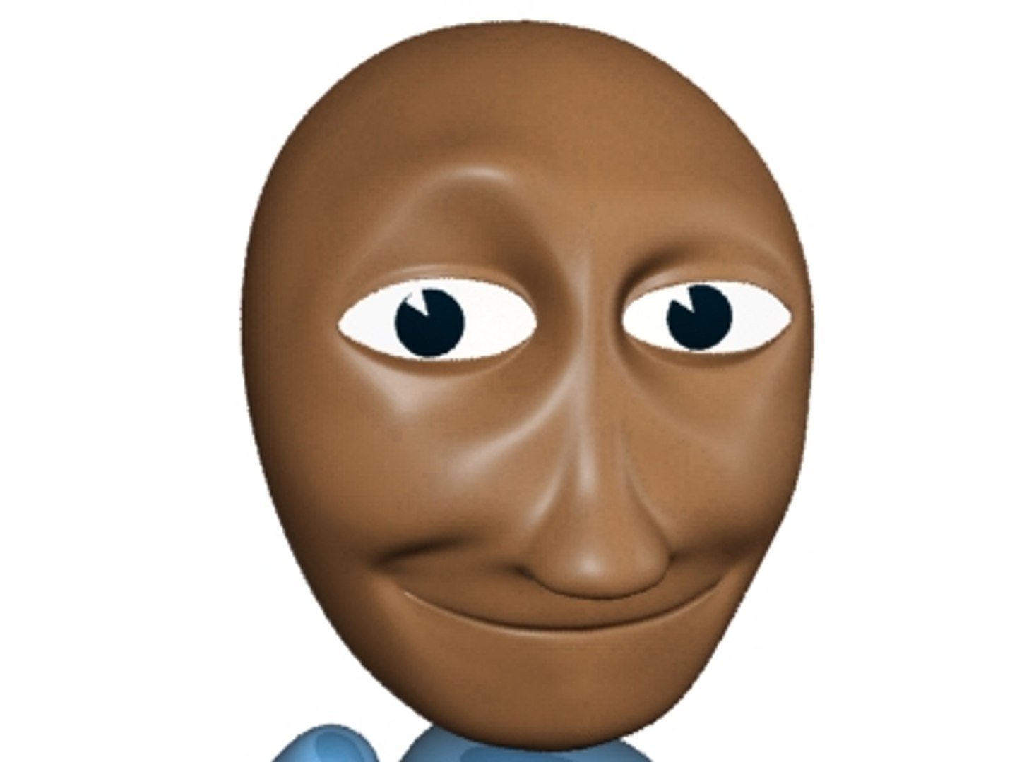 Rigged Cartoon Character 3d Model