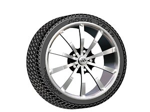 3dsmax wheel tire