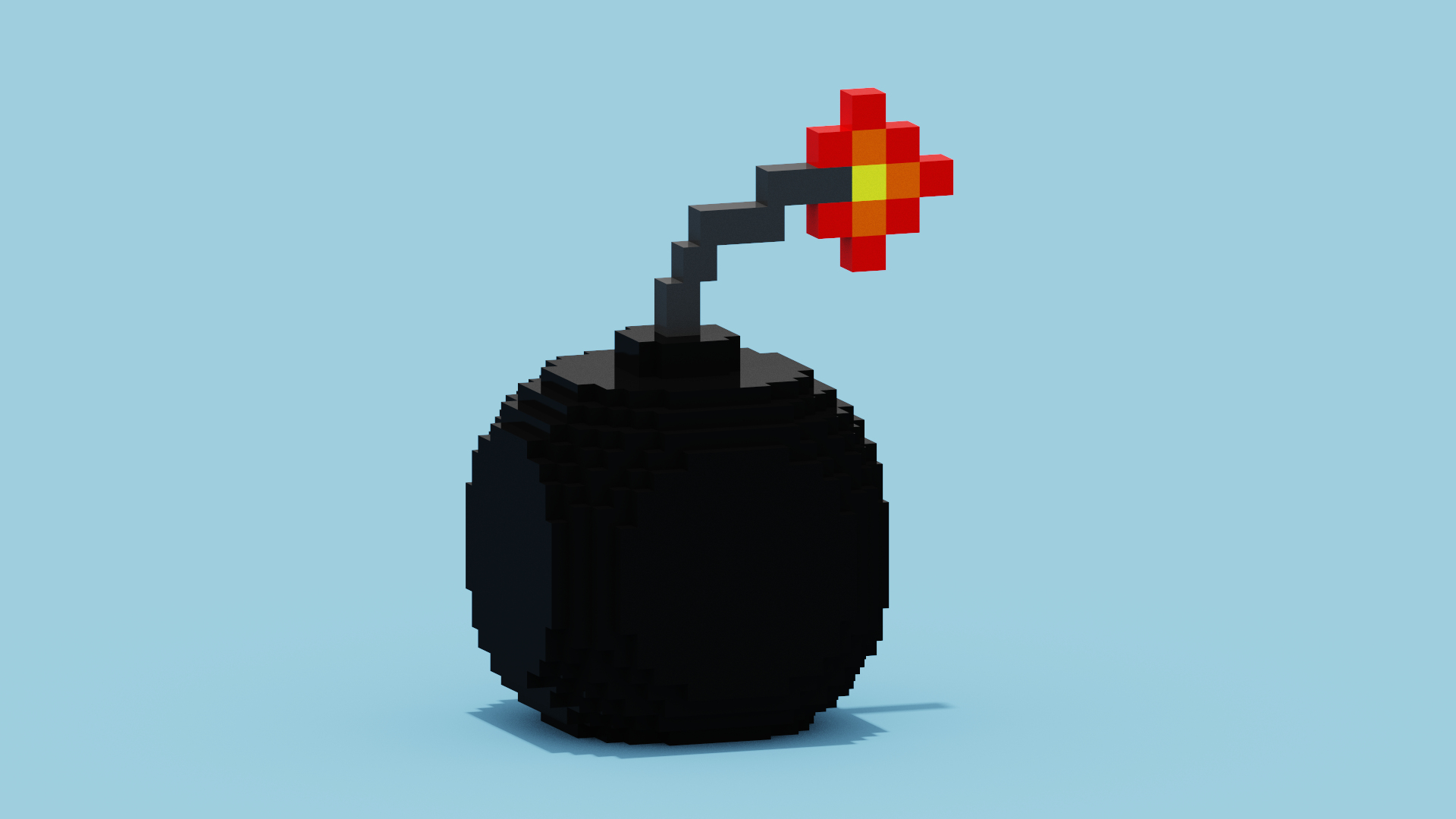 Voxel Bomb 3D - TurboSquid 2017410