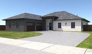 home house exterior 3D model