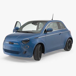 Fiat 500 La Prima EV Rigged