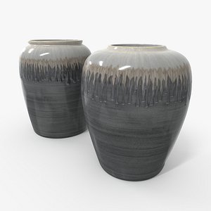 Vase Ceramic Melting Paint Set