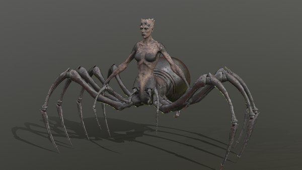 3D spider creature character - TurboSquid 1680286