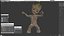 Pose de baile del personaje Pequeño Groot