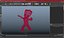 Pose de baile del personaje Pequeño Groot
