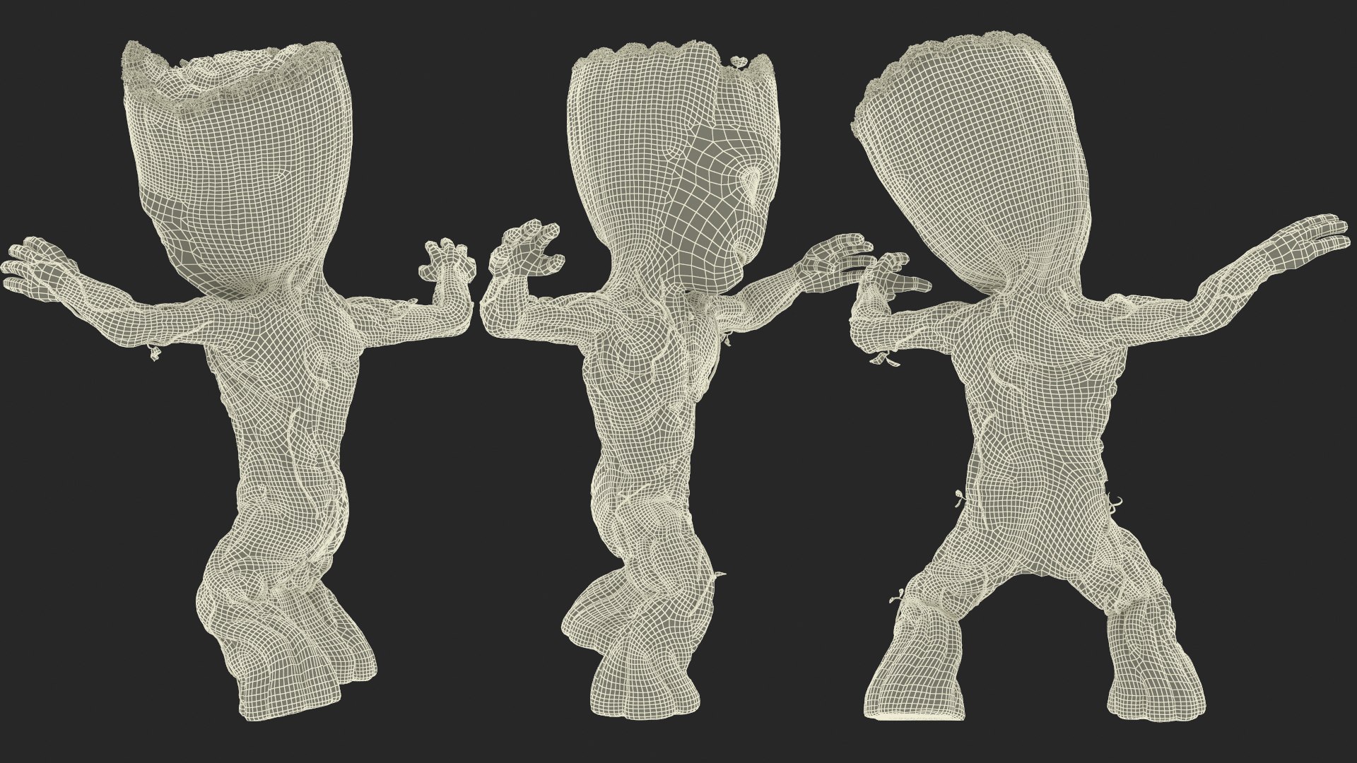 3D Little Groot Character Dancing Pose model https://p.turbosquid.com/ts-thumb/Qx/LqiCh8/ot/littlegrootcharacterdancingpose3dsmodel019/jpg/1723818564/1920x1080/fit_q87/cb39037a7a4af08a0d7c7e1d4aae47665f18c6e1/littlegrootcharacterdancingpose3dsmodel019.jpg