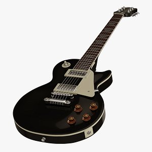 guitar music instruments 3D model