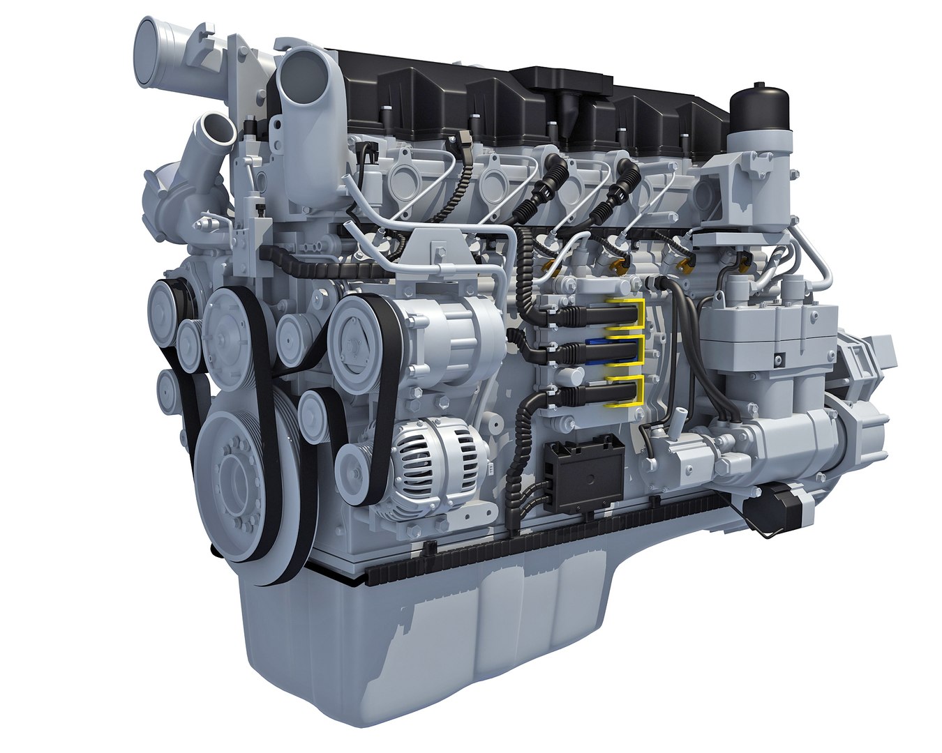 Scania V8 Turbo Engine It is the most detailed 3D design, I suggest you to  follow my page