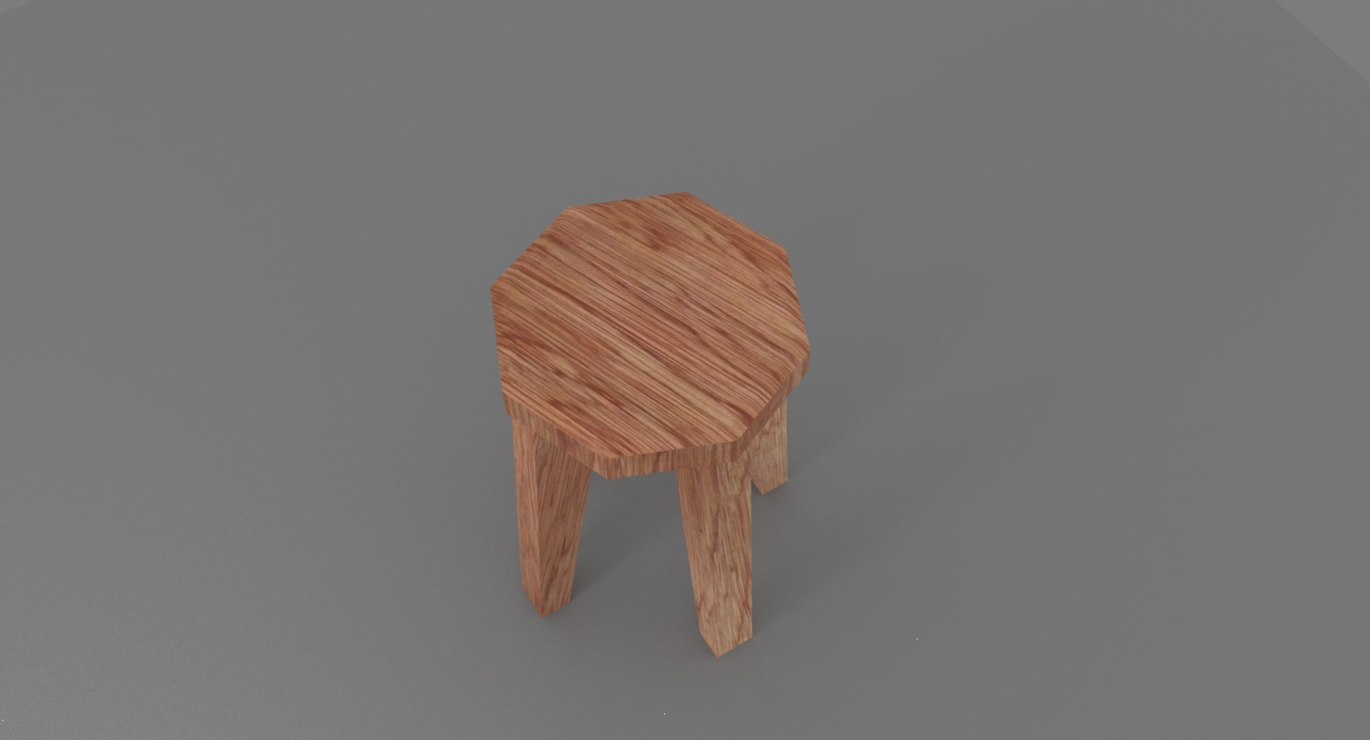 3D Wooden Stool Model - TurboSquid 1271108